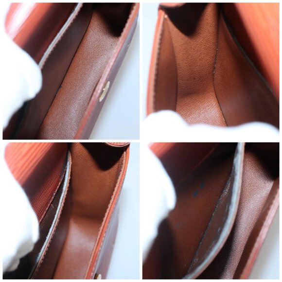 LOUIS VUITTON Epi Saint Cloud PM Shoulder Bag Brown M52213 LV Auth 134622 - Picture 16 of 16